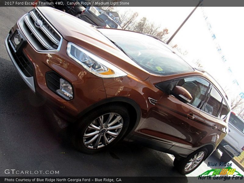 Canyon Ridge / Medium Light Stone 2017 Ford Escape Titanium 4WD