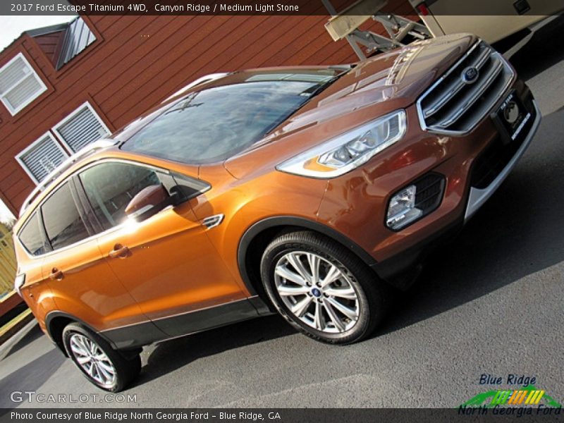Canyon Ridge / Medium Light Stone 2017 Ford Escape Titanium 4WD