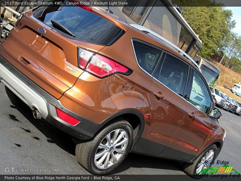 Canyon Ridge / Medium Light Stone 2017 Ford Escape Titanium 4WD