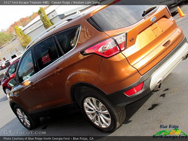 Canyon Ridge / Medium Light Stone 2017 Ford Escape Titanium 4WD