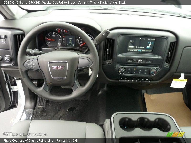 Dashboard of 2019 Sierra 3500HD Regular Cab Utility Truck