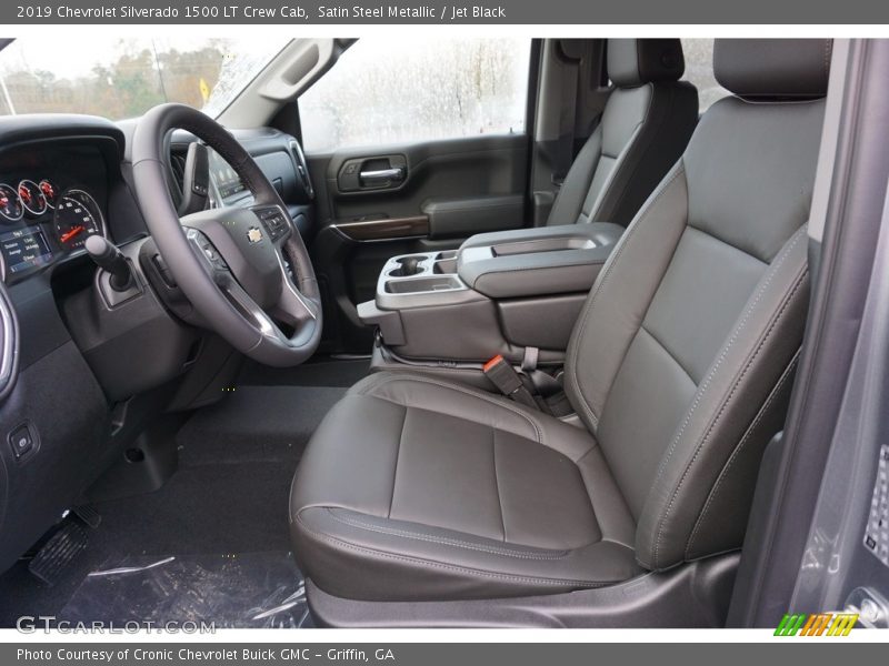 Satin Steel Metallic / Jet Black 2019 Chevrolet Silverado 1500 LT Crew Cab