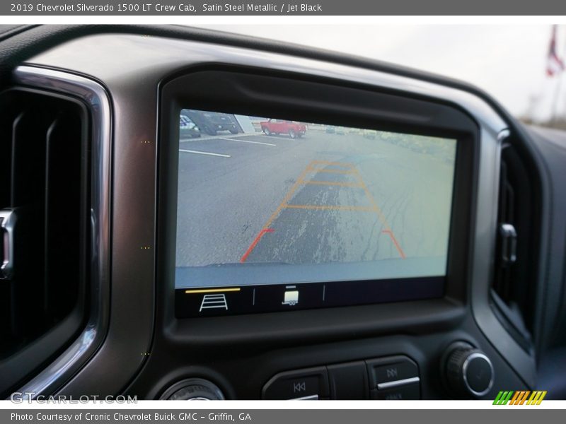 Satin Steel Metallic / Jet Black 2019 Chevrolet Silverado 1500 LT Crew Cab