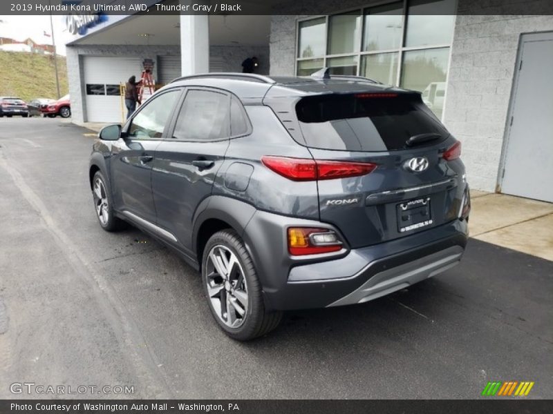 Thunder Gray / Black 2019 Hyundai Kona Ultimate AWD
