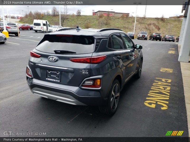 Thunder Gray / Black 2019 Hyundai Kona Ultimate AWD