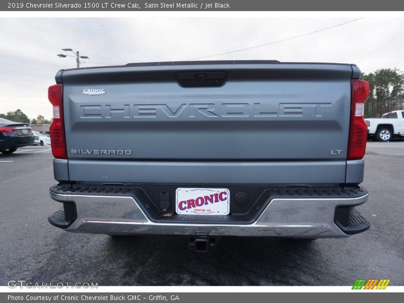 Satin Steel Metallic / Jet Black 2019 Chevrolet Silverado 1500 LT Crew Cab