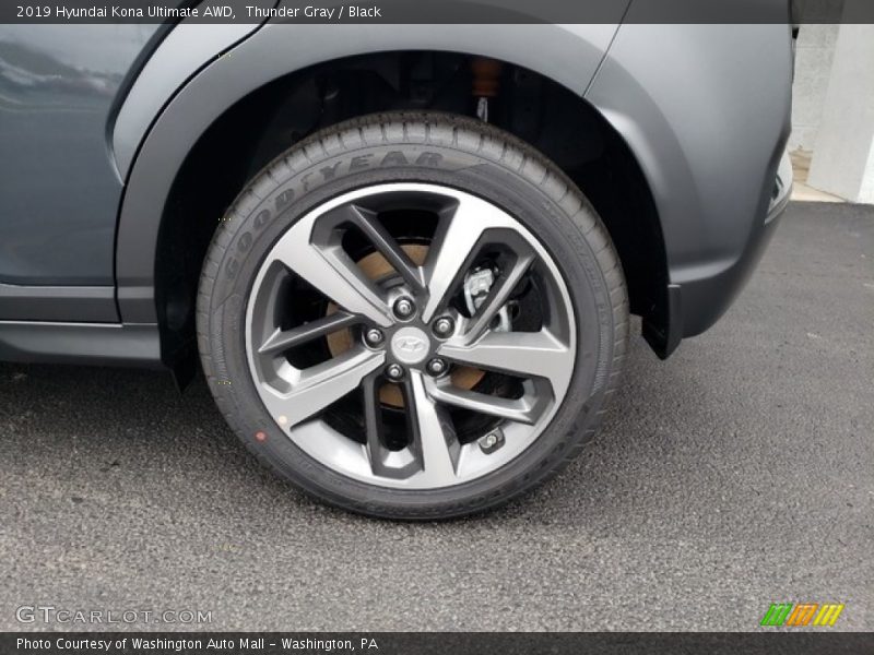 Thunder Gray / Black 2019 Hyundai Kona Ultimate AWD