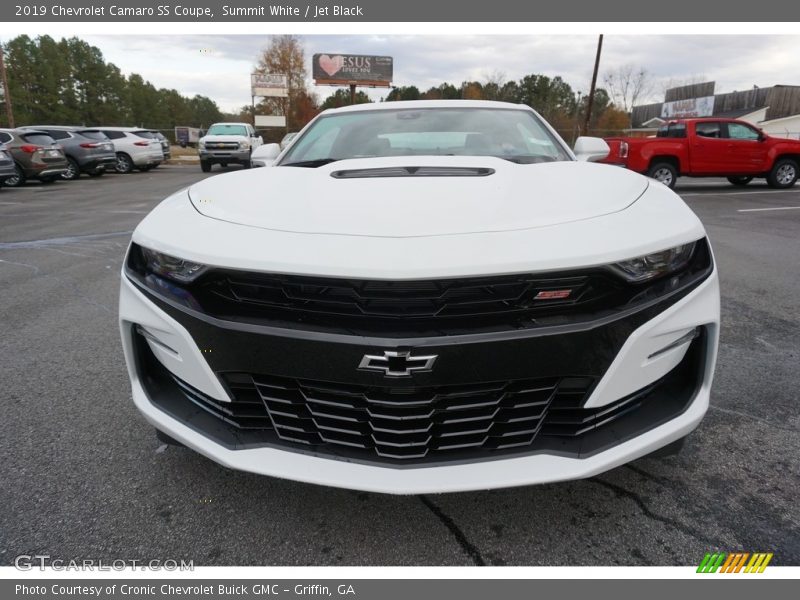 Summit White / Jet Black 2019 Chevrolet Camaro SS Coupe