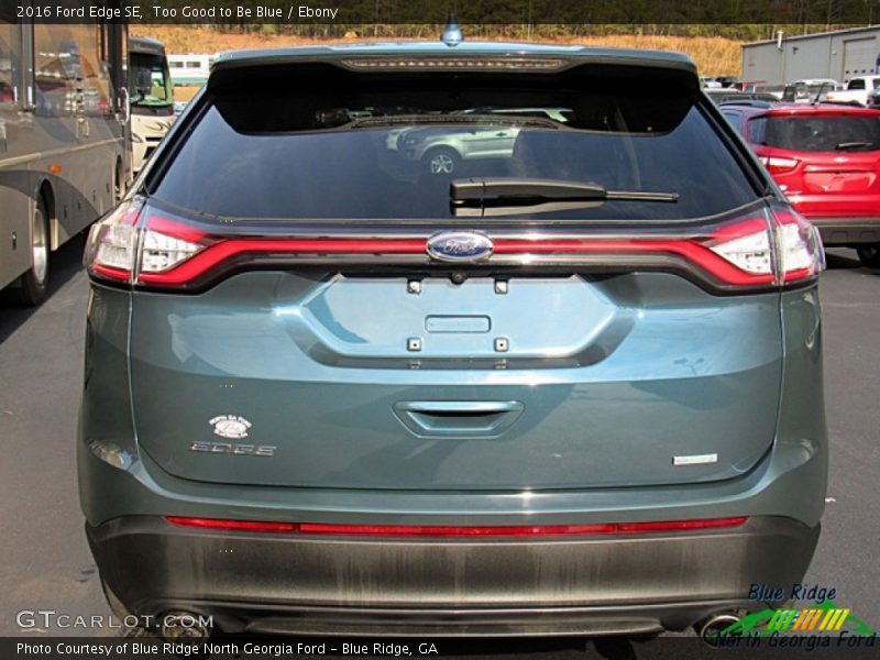 Too Good to Be Blue / Ebony 2016 Ford Edge SE