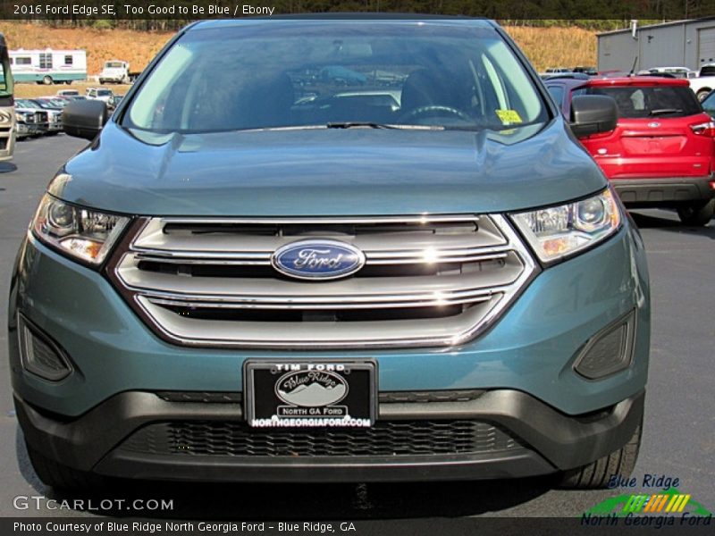 Too Good to Be Blue / Ebony 2016 Ford Edge SE
