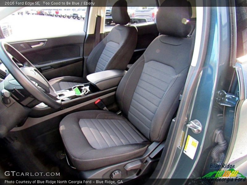 Too Good to Be Blue / Ebony 2016 Ford Edge SE