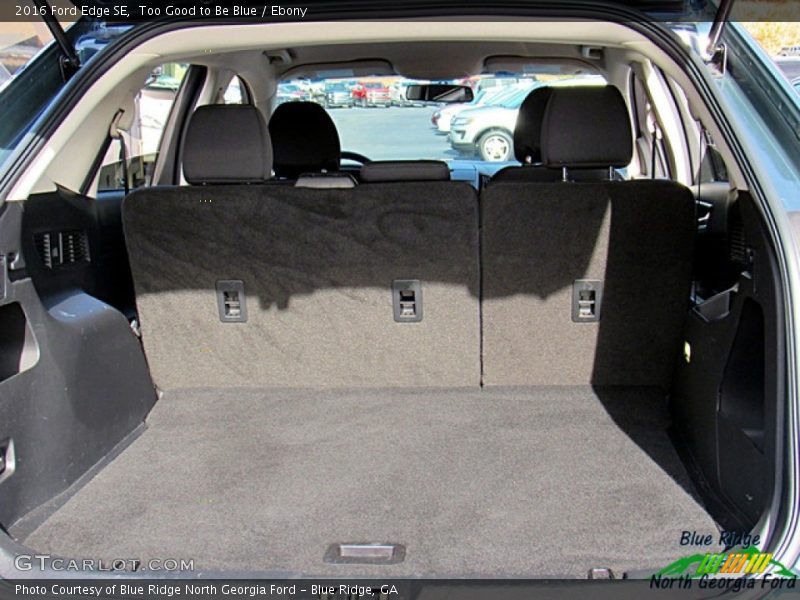 Too Good to Be Blue / Ebony 2016 Ford Edge SE