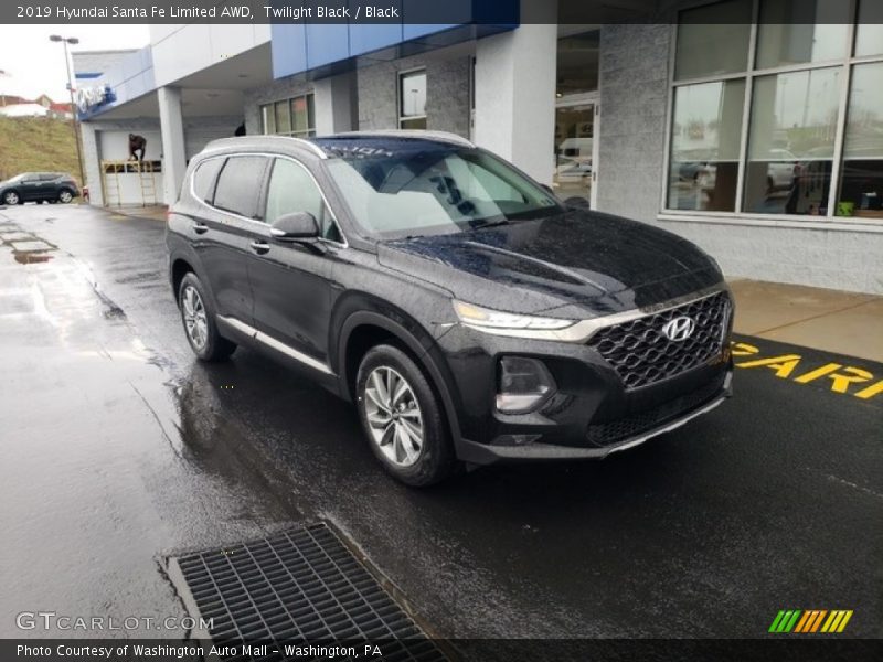 Twilight Black / Black 2019 Hyundai Santa Fe Limited AWD