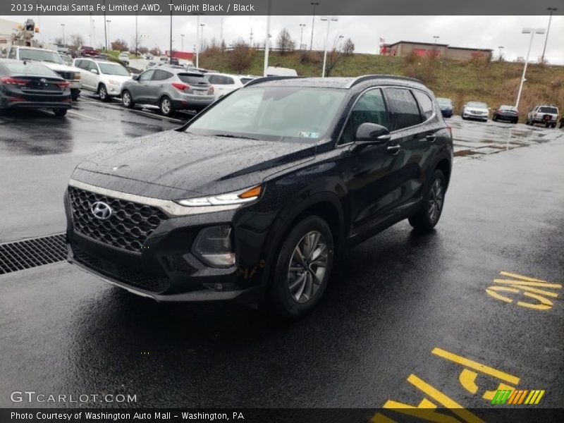 Twilight Black / Black 2019 Hyundai Santa Fe Limited AWD