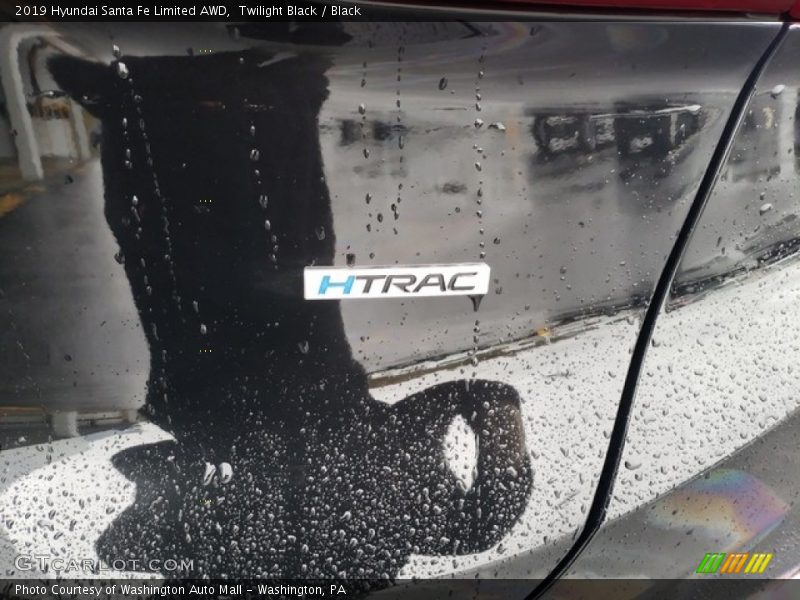 Twilight Black / Black 2019 Hyundai Santa Fe Limited AWD