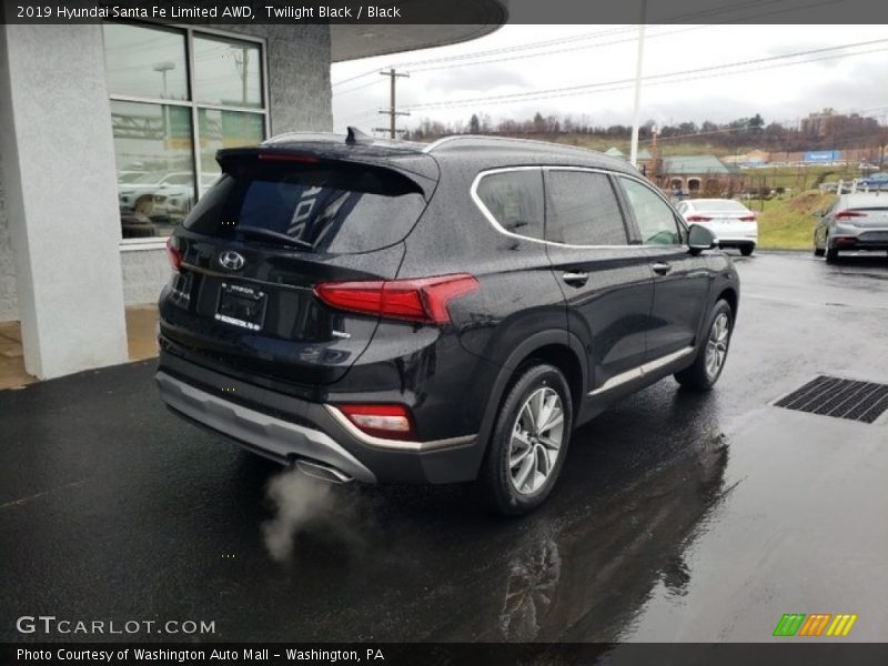 Twilight Black / Black 2019 Hyundai Santa Fe Limited AWD