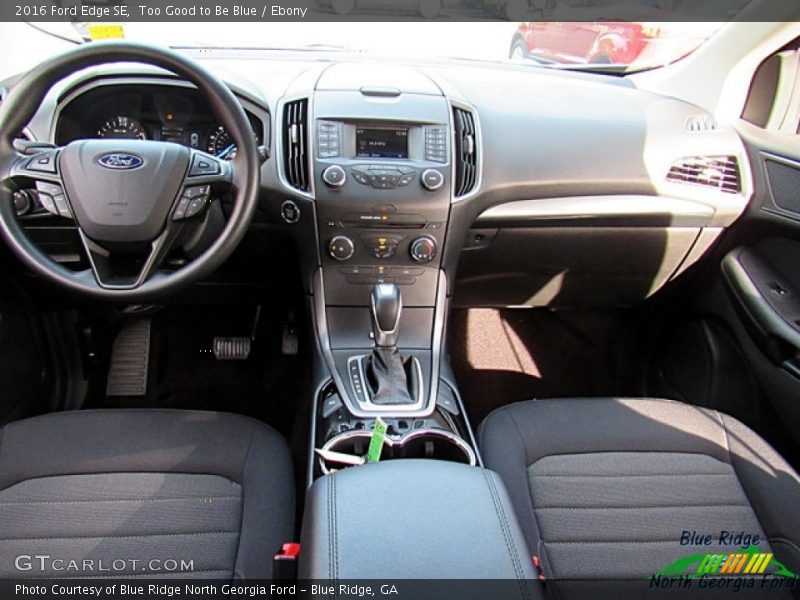 Too Good to Be Blue / Ebony 2016 Ford Edge SE