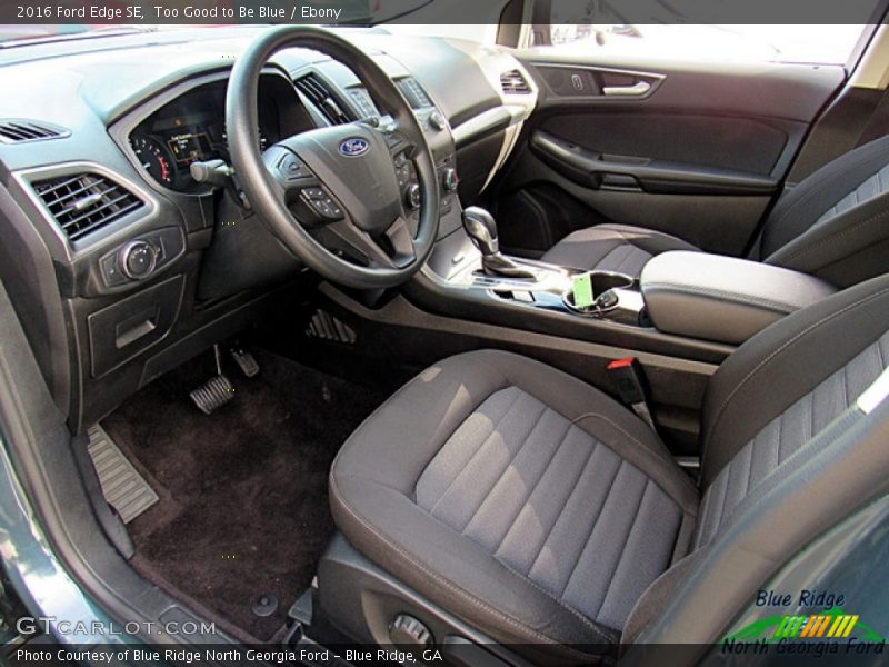Too Good to Be Blue / Ebony 2016 Ford Edge SE
