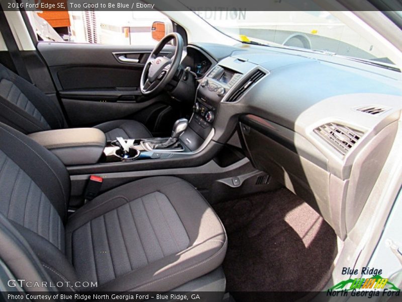 Too Good to Be Blue / Ebony 2016 Ford Edge SE