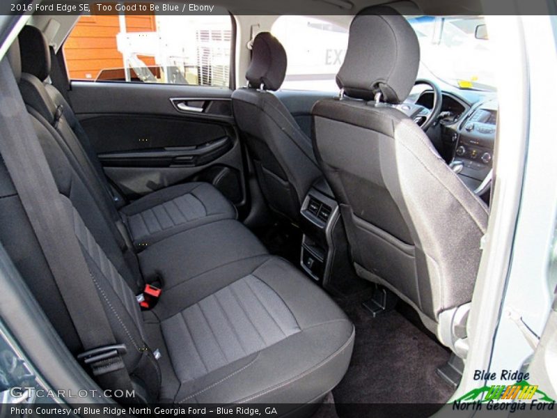 Too Good to Be Blue / Ebony 2016 Ford Edge SE