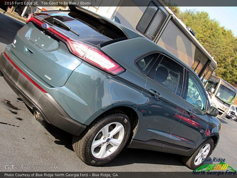 Too Good to Be Blue / Ebony 2016 Ford Edge SE