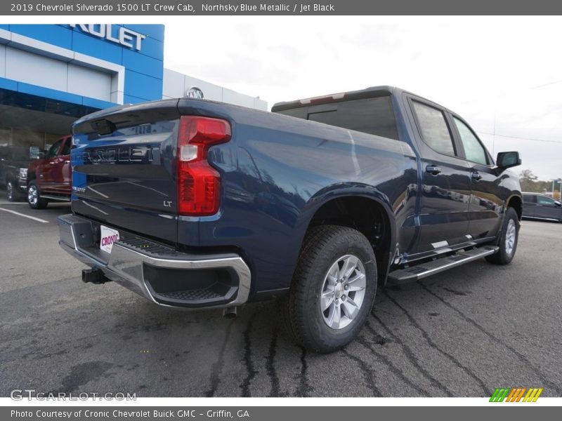 Northsky Blue Metallic / Jet Black 2019 Chevrolet Silverado 1500 LT Crew Cab