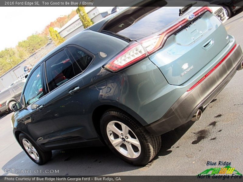 Too Good to Be Blue / Ebony 2016 Ford Edge SE