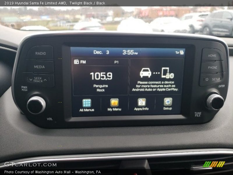 Twilight Black / Black 2019 Hyundai Santa Fe Limited AWD