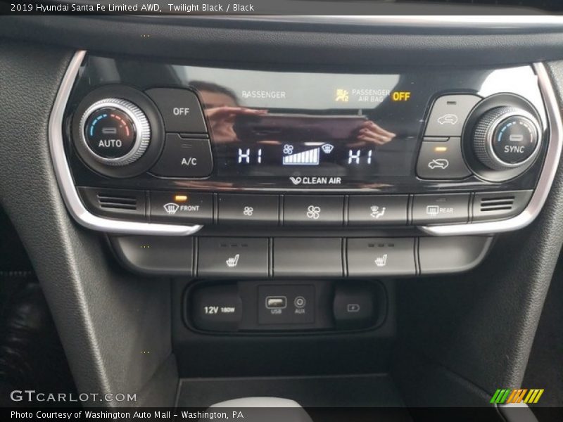 Twilight Black / Black 2019 Hyundai Santa Fe Limited AWD