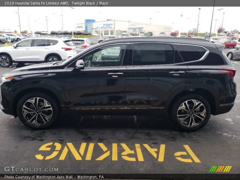Twilight Black / Black 2019 Hyundai Santa Fe Limited AWD