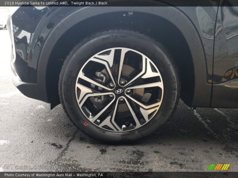 Twilight Black / Black 2019 Hyundai Santa Fe Limited AWD