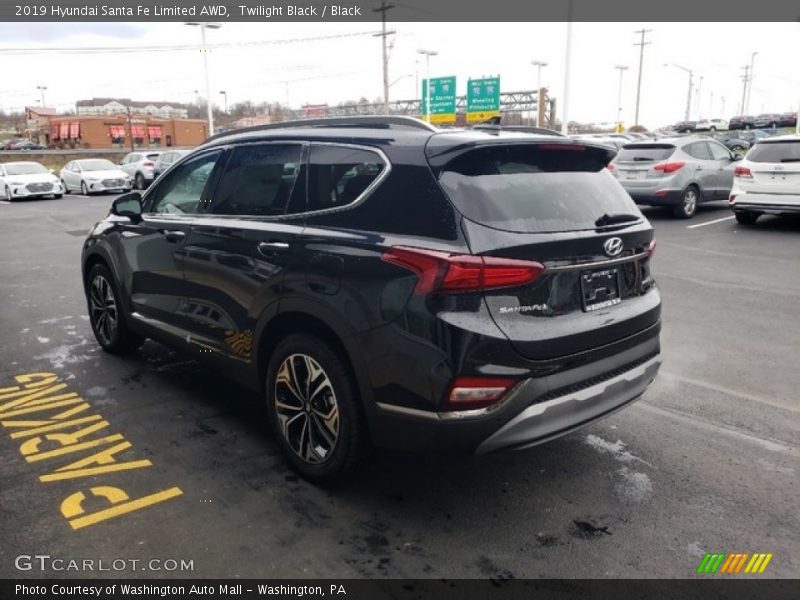 Twilight Black / Black 2019 Hyundai Santa Fe Limited AWD
