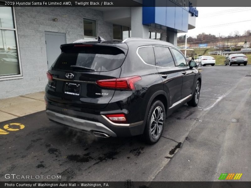 Twilight Black / Black 2019 Hyundai Santa Fe Limited AWD