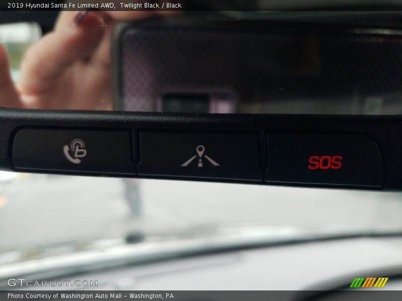 Twilight Black / Black 2019 Hyundai Santa Fe Limited AWD