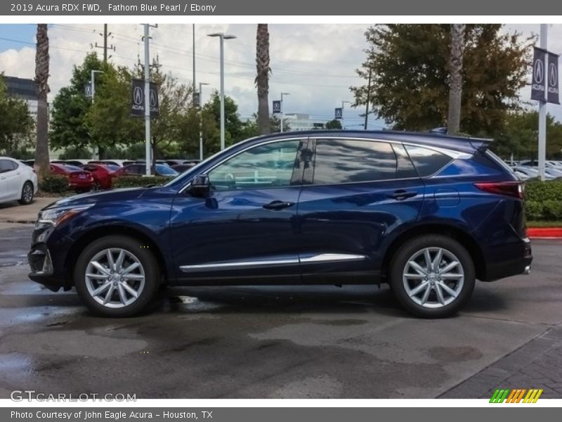 Fathom Blue Pearl / Ebony 2019 Acura RDX FWD