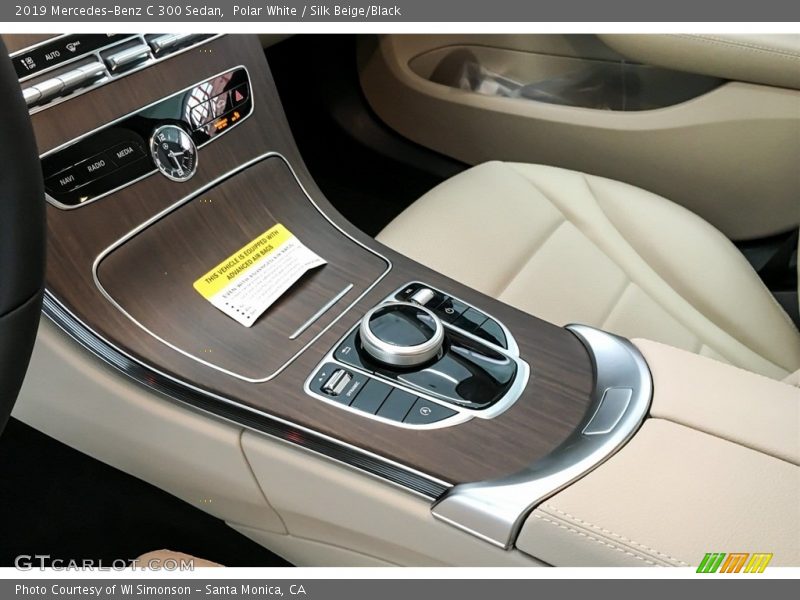 Polar White / Silk Beige/Black 2019 Mercedes-Benz C 300 Sedan