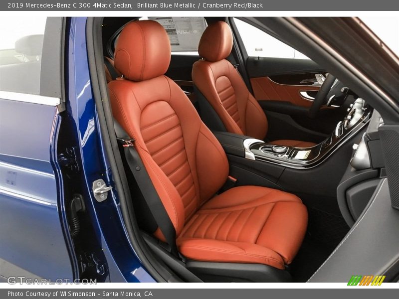  2019 C 300 4Matic Sedan Cranberry Red/Black Interior