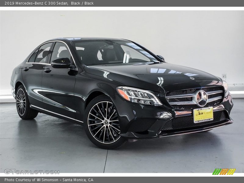 Black / Black 2019 Mercedes-Benz C 300 Sedan