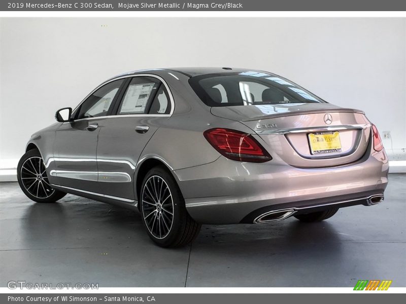 Mojave Silver Metallic / Magma Grey/Black 2019 Mercedes-Benz C 300 Sedan