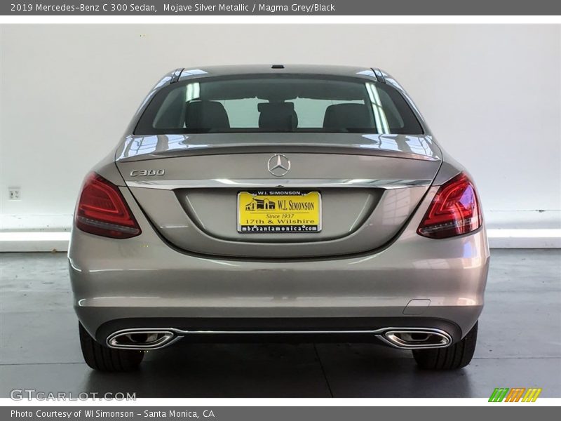 Mojave Silver Metallic / Magma Grey/Black 2019 Mercedes-Benz C 300 Sedan