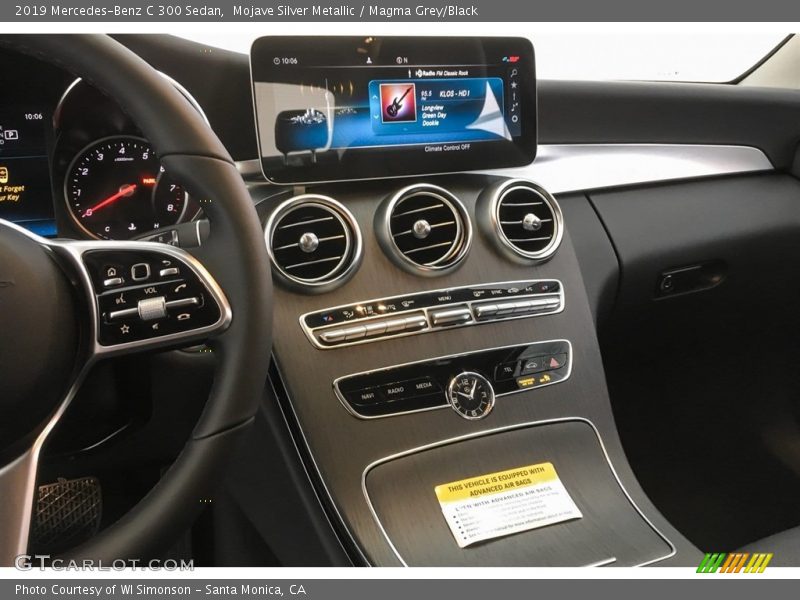Mojave Silver Metallic / Magma Grey/Black 2019 Mercedes-Benz C 300 Sedan
