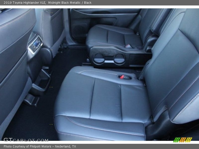 Rear Seat of 2019 Highlander XLE