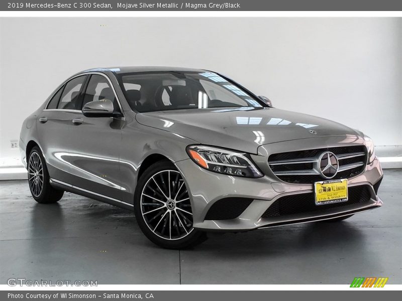Mojave Silver Metallic / Magma Grey/Black 2019 Mercedes-Benz C 300 Sedan