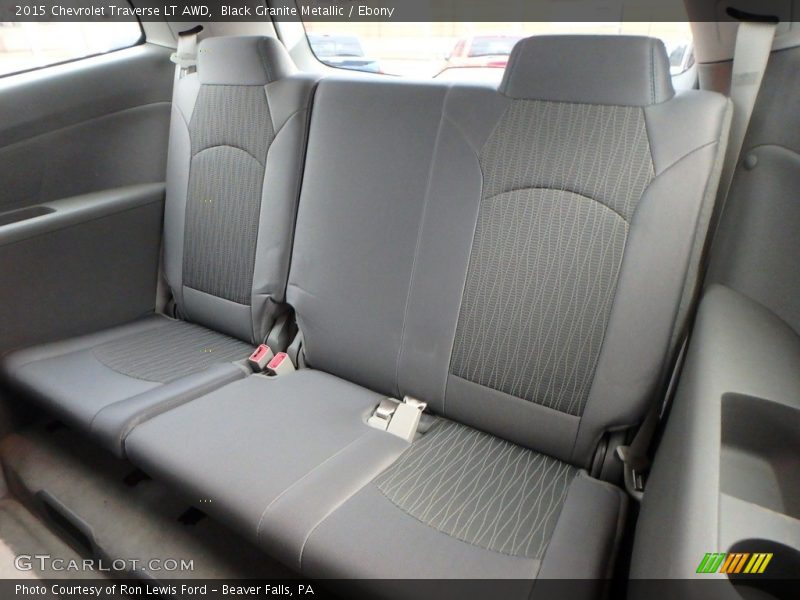 Black Granite Metallic / Ebony 2015 Chevrolet Traverse LT AWD