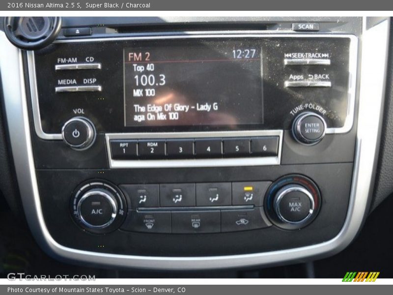 Super Black / Charcoal 2016 Nissan Altima 2.5 S