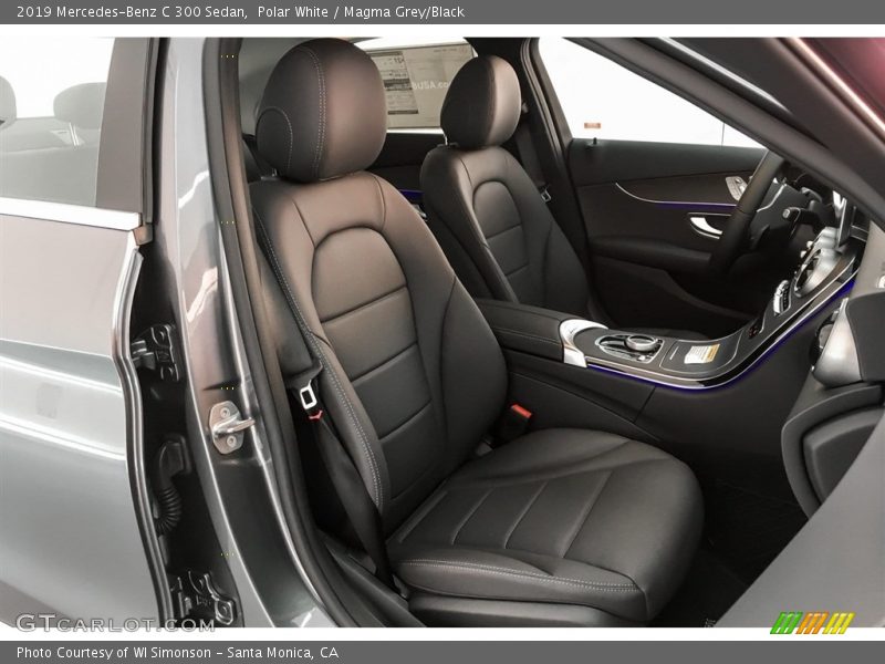 Polar White / Magma Grey/Black 2019 Mercedes-Benz C 300 Sedan