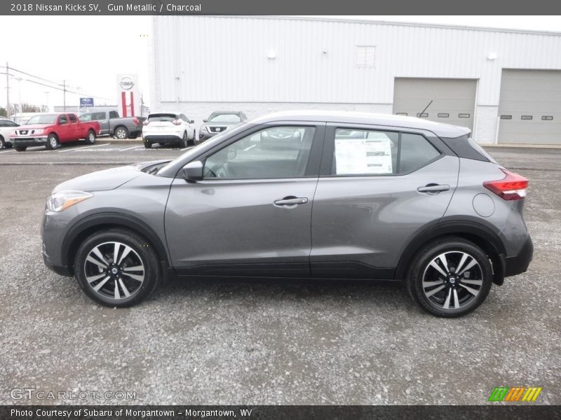 Gun Metallic / Charcoal 2018 Nissan Kicks SV