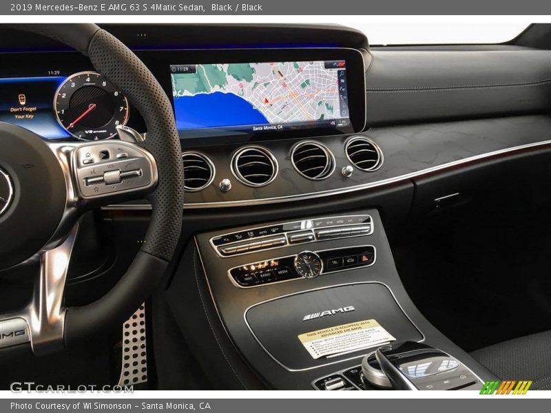 Dashboard of 2019 E AMG 63 S 4Matic Sedan