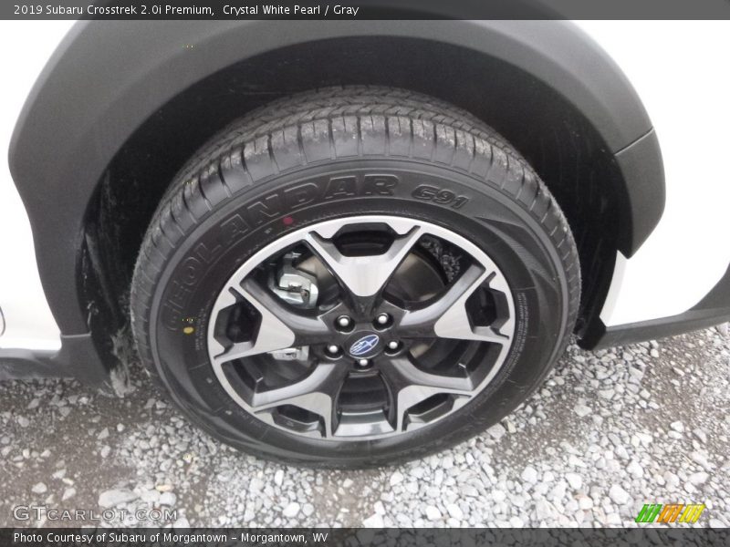 Crystal White Pearl / Gray 2019 Subaru Crosstrek 2.0i Premium