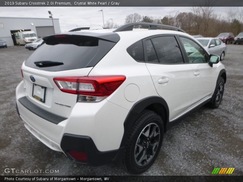 Crystal White Pearl / Gray 2019 Subaru Crosstrek 2.0i Premium